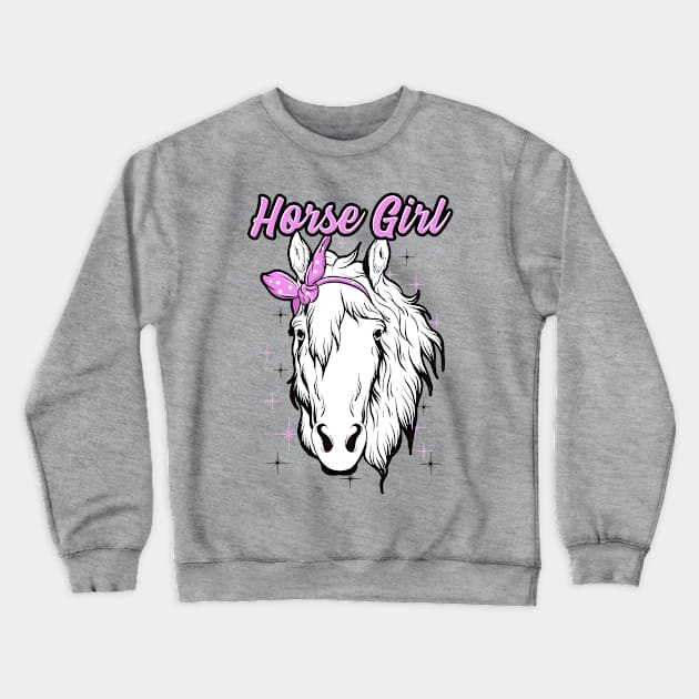 Horse Girl Crewneck Sweatshirt by KsuAnn